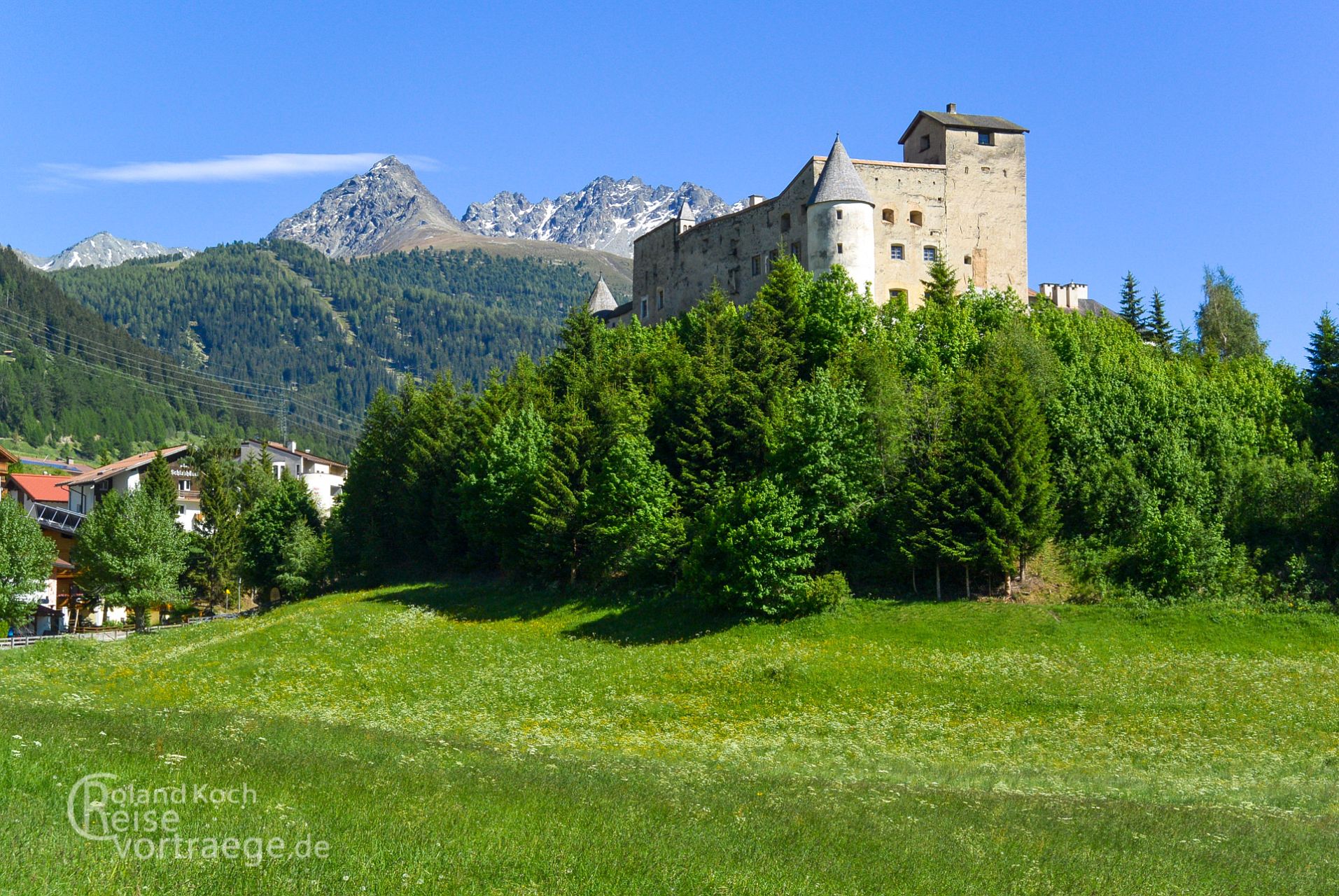 mit Kindern per Rad über die Alpen, Via Claudia Augusta, Schloß Naudersberg